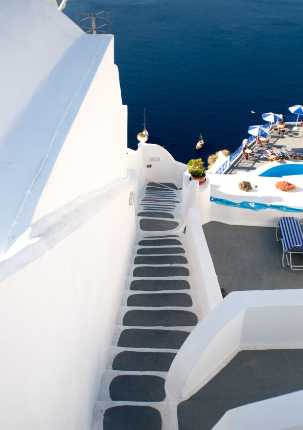 Oia Santorini, Staircase.